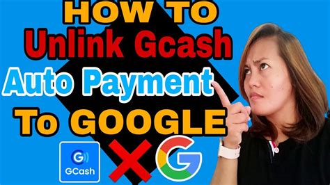 how to stop google payment in gcash